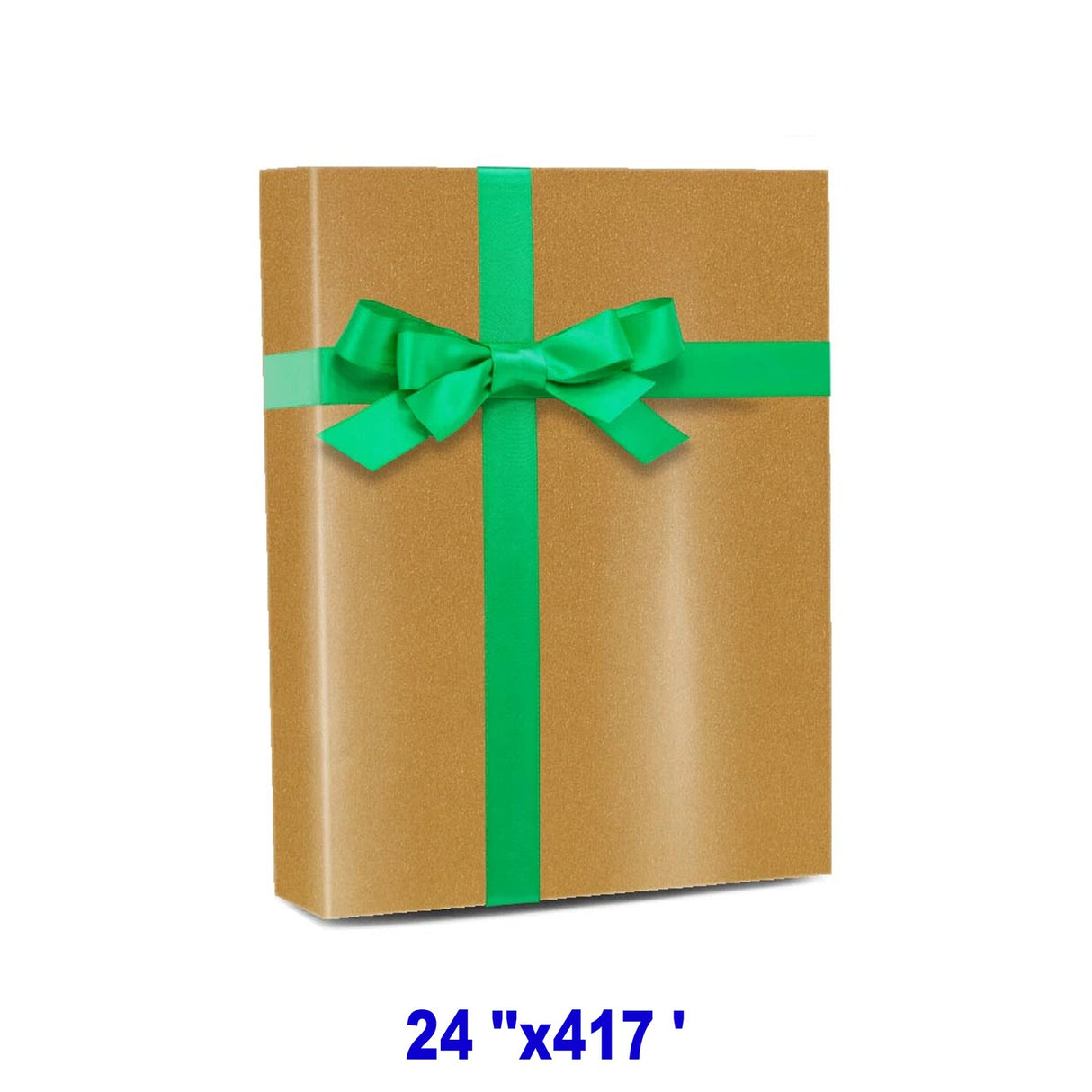 Durable Solid Wrapping Paper 24" x 417' 60 lbs for Everyday Gifts