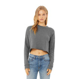 Bella + Canvas® Ladies Cropped Fleece Crew