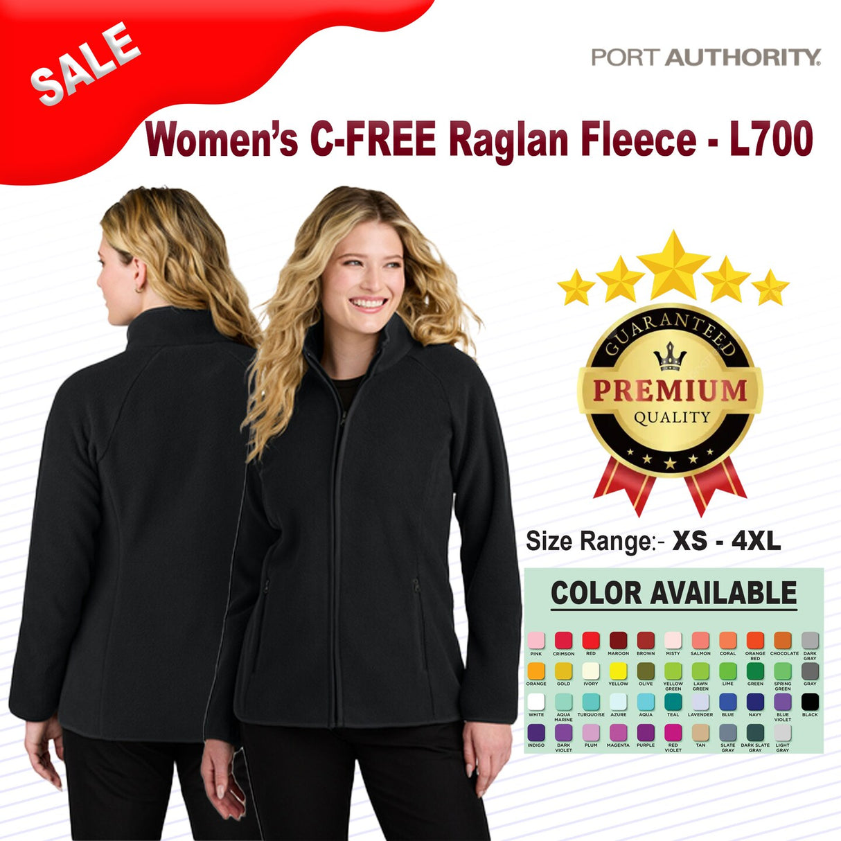 Port Authority® Women’s C-Free Raglan Fleece
