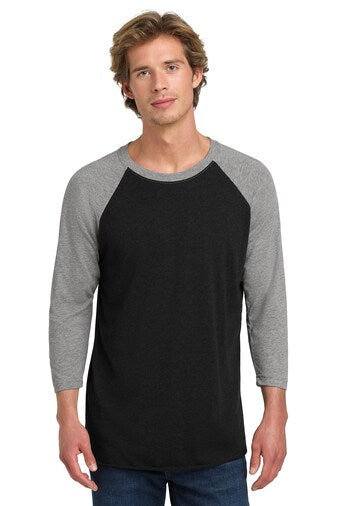 Next Level® Unisex Tri Blend Crewneck 3/4-Sleeve Raglan T-Shirt