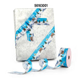 Christmas Scene Satin Ribbon 1 1/2 '' x 25 Yards