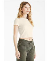 Bella + Canvas® Ladies Micro Ribbed Baby Crewneck T-Shirt