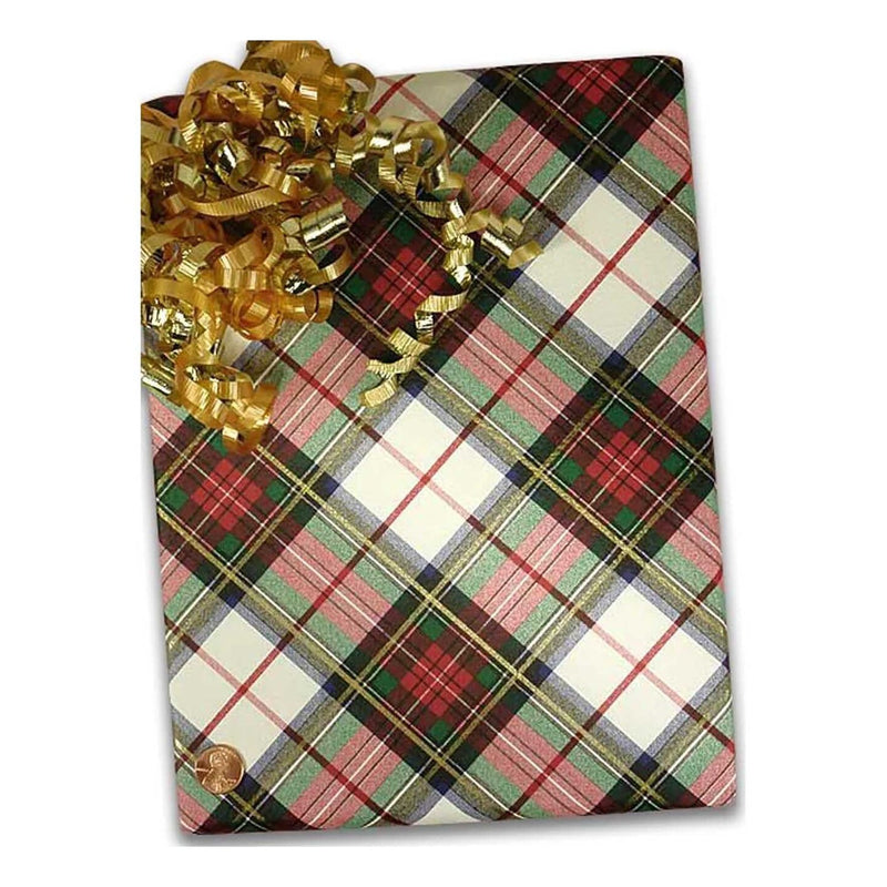 Plaid Christmas Wrapping Paper Highland Plaid 24 ''*417 '
