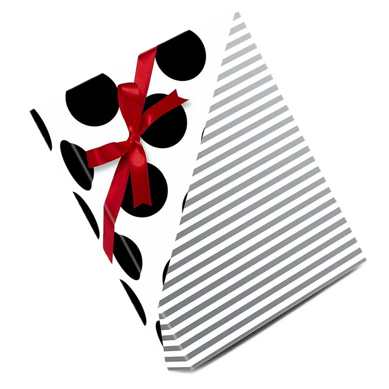 Chic Striped Gift Wrap 24" x 833' Roll 60 lbs
