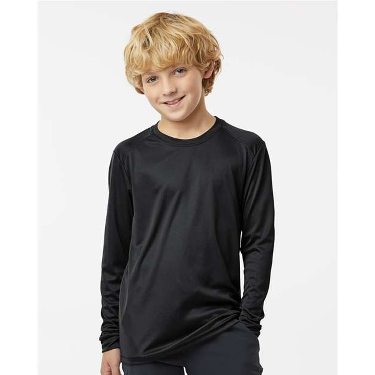 Paragon® Youth Long Islander Performance Sleeve T Shirt