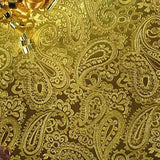 Gold Paisley Embossed Metallic Wrapping Paper 24" x 417" Roll