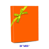 Vibrant Solid Gift Wrap 24" x 833' 60 lbs for Festive Celebrations