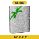 Elegant Metallic Foil Wrapping Paper Roll 26'' × 417'