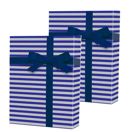 Stylish Striped Gift Wrap 24" x 833' Roll 60 lbs