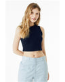Bella + Canvas® Ladies Micro Rib Muscle Crop Tank