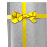 Pale Silver Embossed Metallic Wrapping Paper 24" x 417" Roll