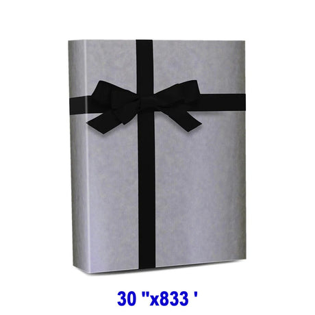 Durable Solid Color Wrapping Paper 30" x 833' Roll 55 lb for Gifts & Retail Packaging