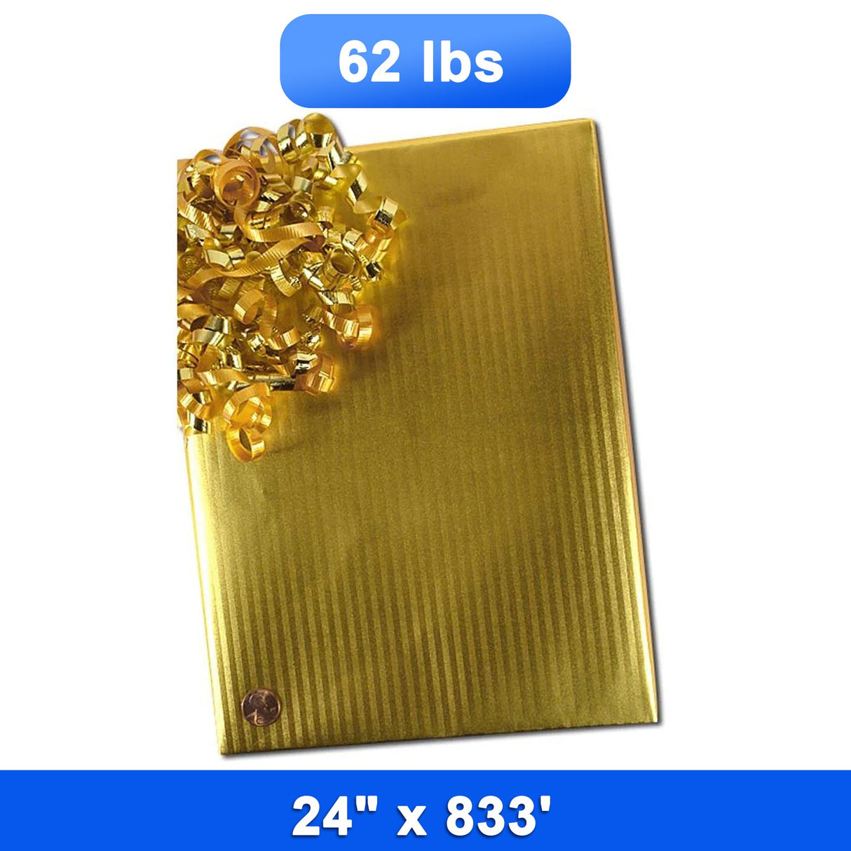 Long Lasting Stripes Wrapping Paper 24'' x 833' 62bs