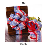 Multi Patriotic Ribbon 2.5" x 10 Yards