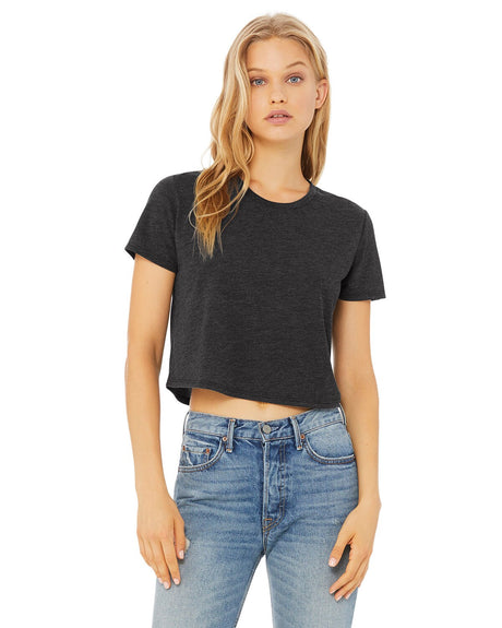Bella + Canvas® Ladies Flowy Cropped T Shirt