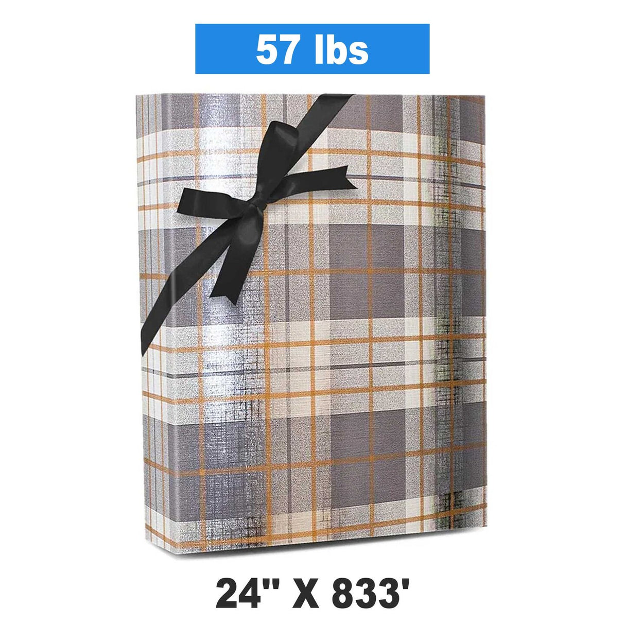 Plaid Christmas Wrapping Paper New Festive Plaid 24 '' × 833 '