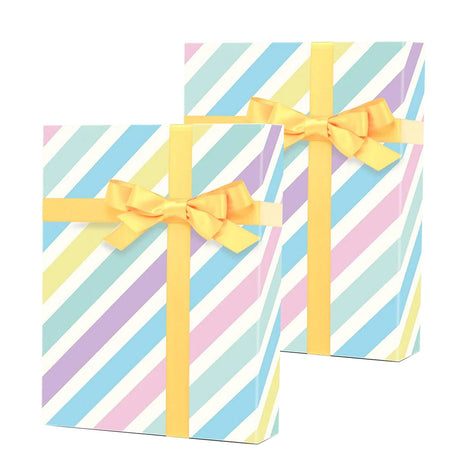 Stylish Striped Wrapping Paper 24" x 833' Roll 60 lbs
