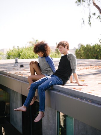 Next Level® Triblend Crewneck Three-Quarter Raglan T-Shirt