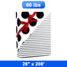 Durable Striped Wrapping Paper 26" x 208' Roll 60 lbs