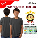 Tultex® Youth Fine Jersey Crew Neck Short Sleeve T-Shirt