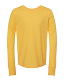 Bella + Canvas® Youth Heather CVC Crewneck Long Sleeve T-Shirt