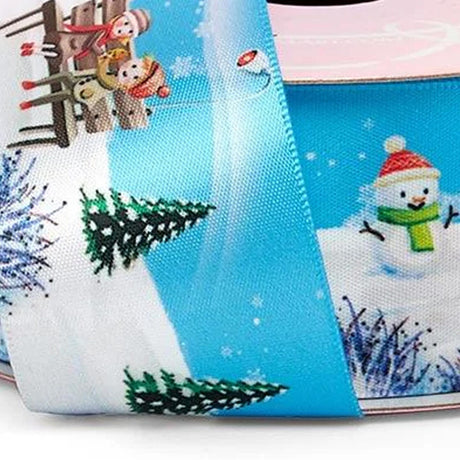 Christmas festival Satin Ribbon 25 Yards x 1.5 Inches 1 Roll