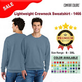 Comfort Colors® Lightweight Crewneck Long Sleeve Sweatshirt - 1466