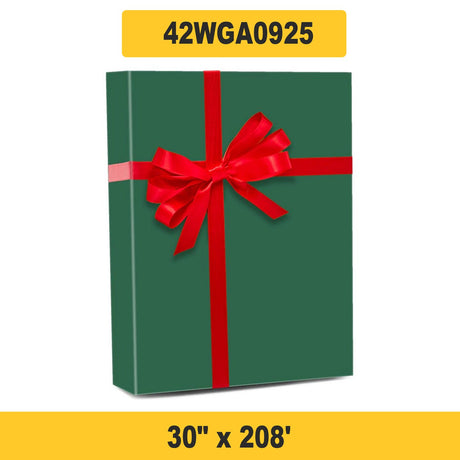 Elegant Solid Color Wrap 30" x 208' 60 lbs for Small to Medium Presents