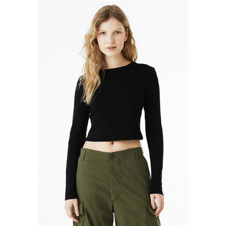 Bella + Canvas® Ladies Micro Ribbed Long Sleeve Baby T Shirt