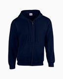 Sudadera con capucha con cremallera completa Gildan Heavy Blend - Forro polar premium