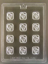 Mini Cupid On Square Chocolate Mold