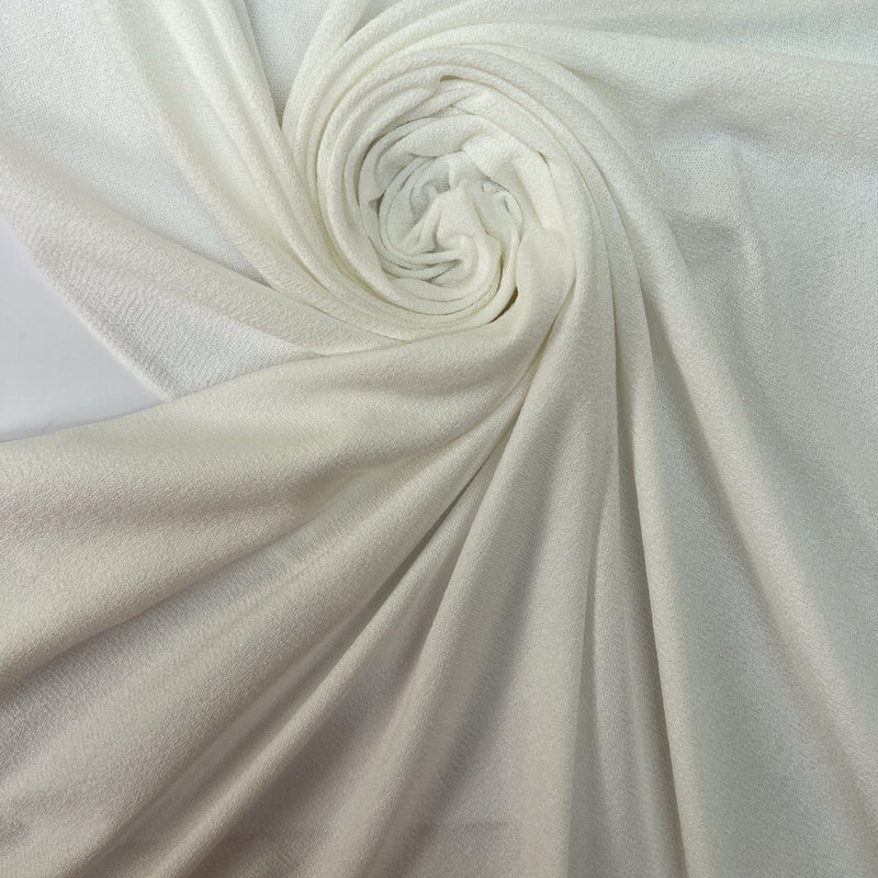 Polyamide Elastane Knitted Fabric White