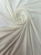 Polyamide Elastane Knitted Fabric White