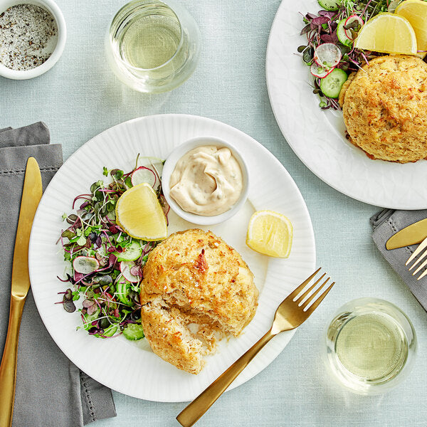 Chesapeake Crab Connection 10 oz. Blue Crab Cake - 6/Case