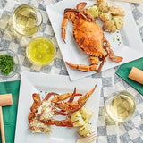 Chesapeake Crab Connection Small-Extra Large 5" - 7" Lightly Seasoned Steamed Female Crab - 1 Bushel