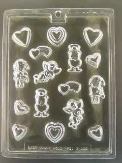 Valentine Assortment Chocolate Mold - ECV695