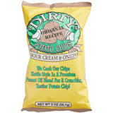 Dirty Potato Chips Sour Cream and Onion Potato Chips 2 oz. - 25/Case