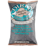 Dirty Potato Chips Cracked Pepper and Sea Salt Potato Chips 2 oz. - 25/Case