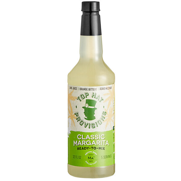 Top Hat Provisions Classic Margarita Mix 32 fl. oz. - 12/Case