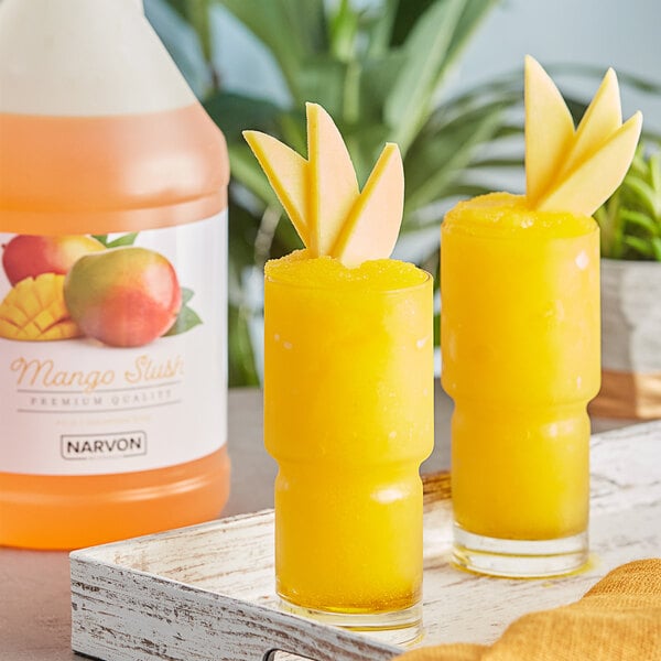 Narvon 4.5:1 Concentrate Mango Slushy 1 Gallon - 4/Case