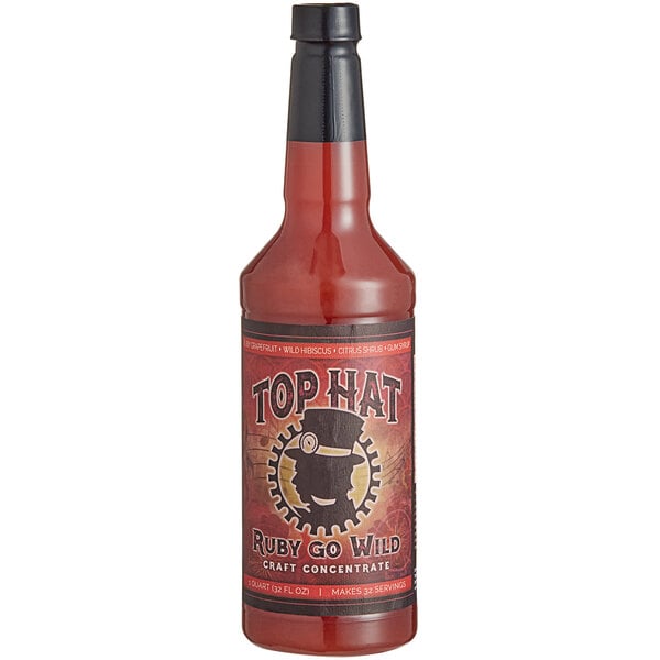 Top Hat Provisions Ruby Go Wild Paloma 5:1 Concentrate 32 fl. oz. - 12/Case