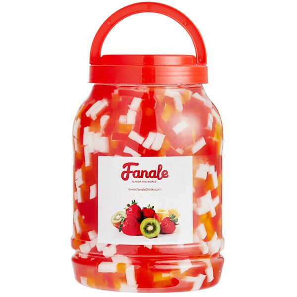 Fanale Rainbow Jelly Topping 8.38 lb. - 4/Case