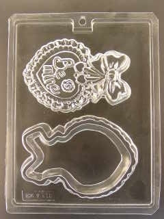 Be Mine Heart Pour Box Chocolate Mold - ECV699