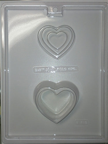 Heart Pour Box Chocolate Mold - ECV716