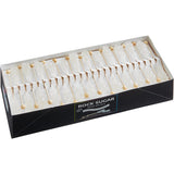 Roses Dryden and Palmer White Unwrapped Rock Candy Barista Stirrer - 100/Pack