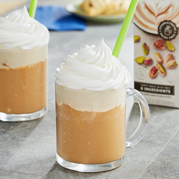 Elmhurst Barista Pistachio Milk 32 oz. - 6/Case