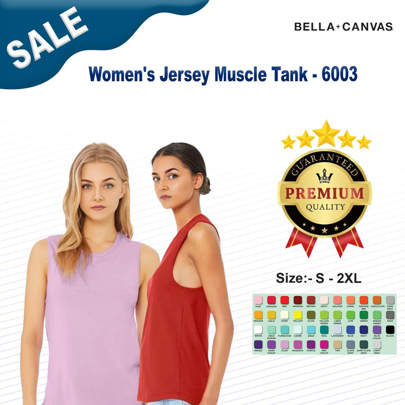 BELLA + CANVAS® Women's Jersey Muscle Tank - 6003
