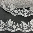 Beaded Corded Lace Trim 2.75" Wide