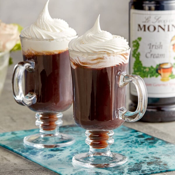 Monin Premium Irish Cream Flavoring Syrup 1 Liter - 4/Case