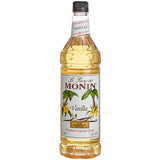 Monin Premium Vanilla Flavoring Syrup 1 Liter - 4/Case